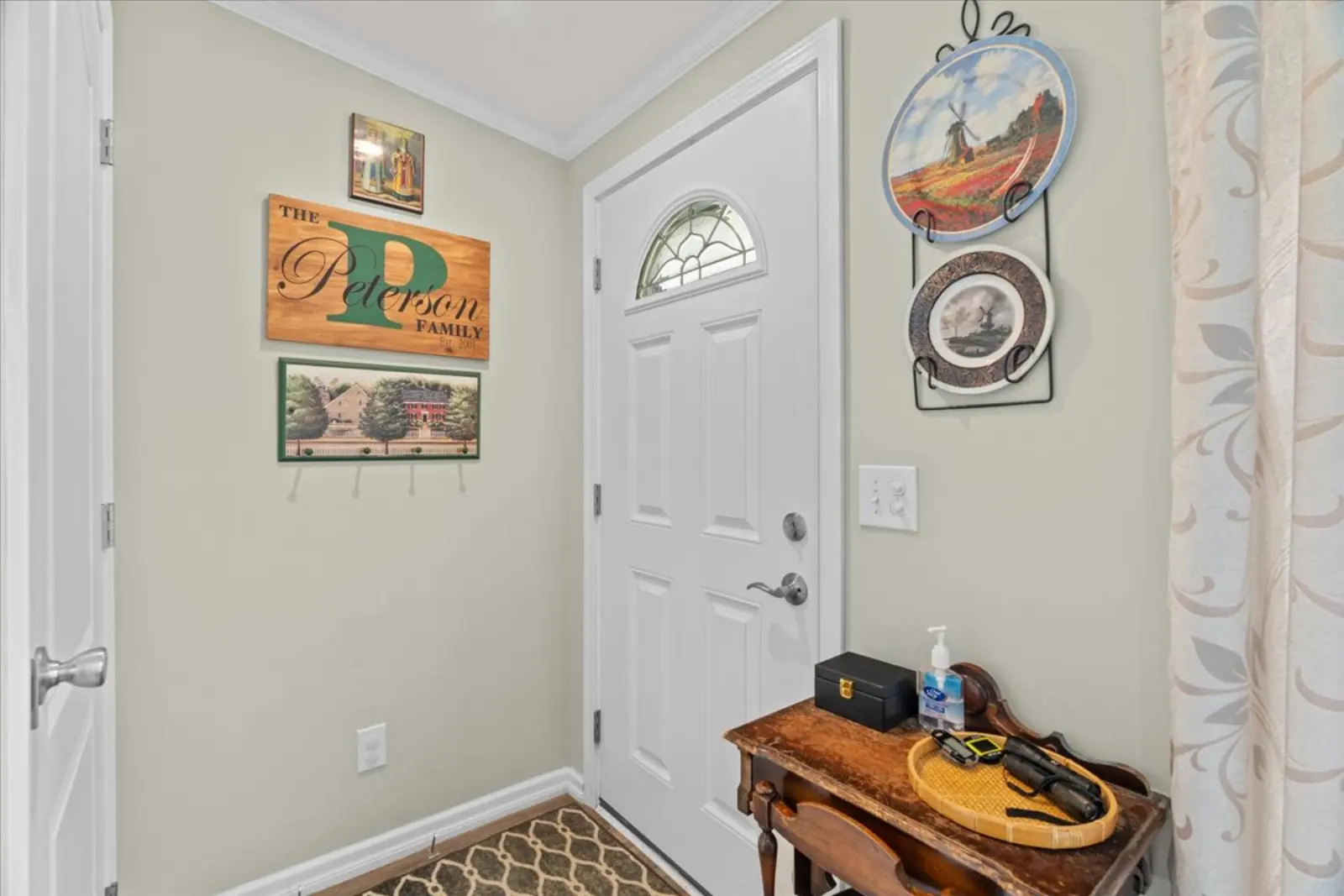 Front entry door