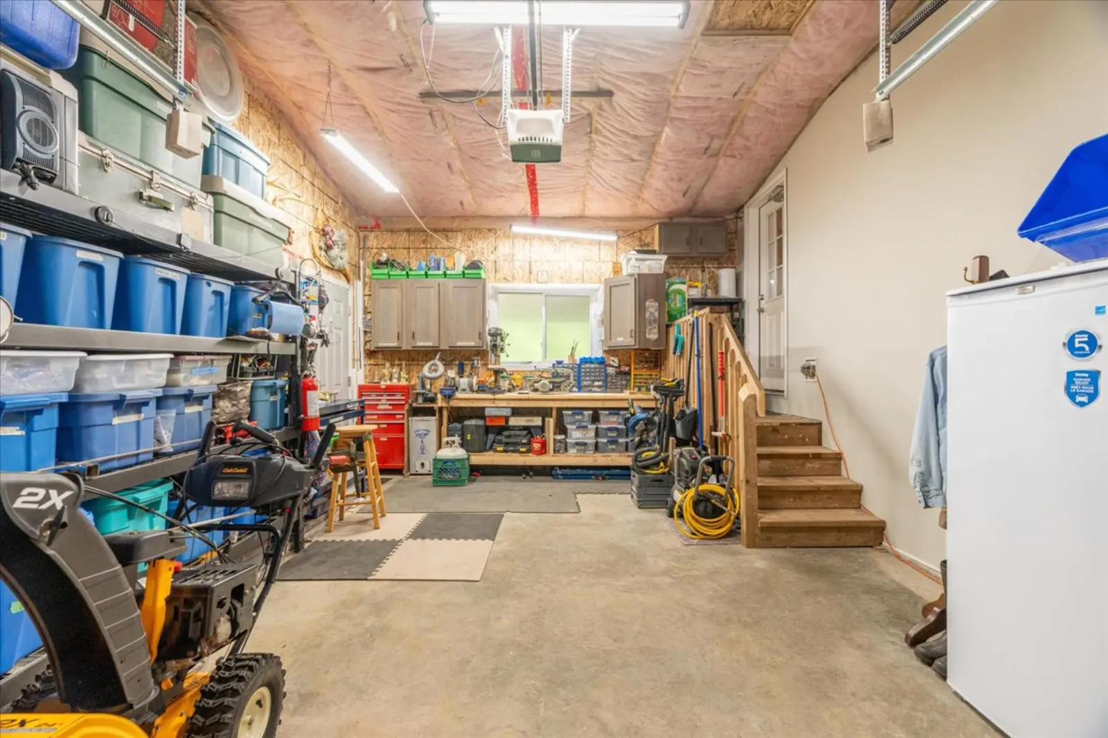 Insulated garage and workshop