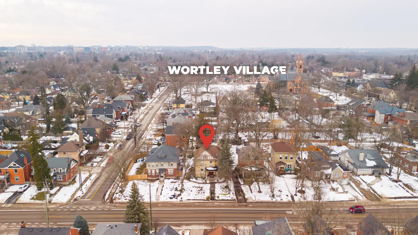 Wortley Village from the air