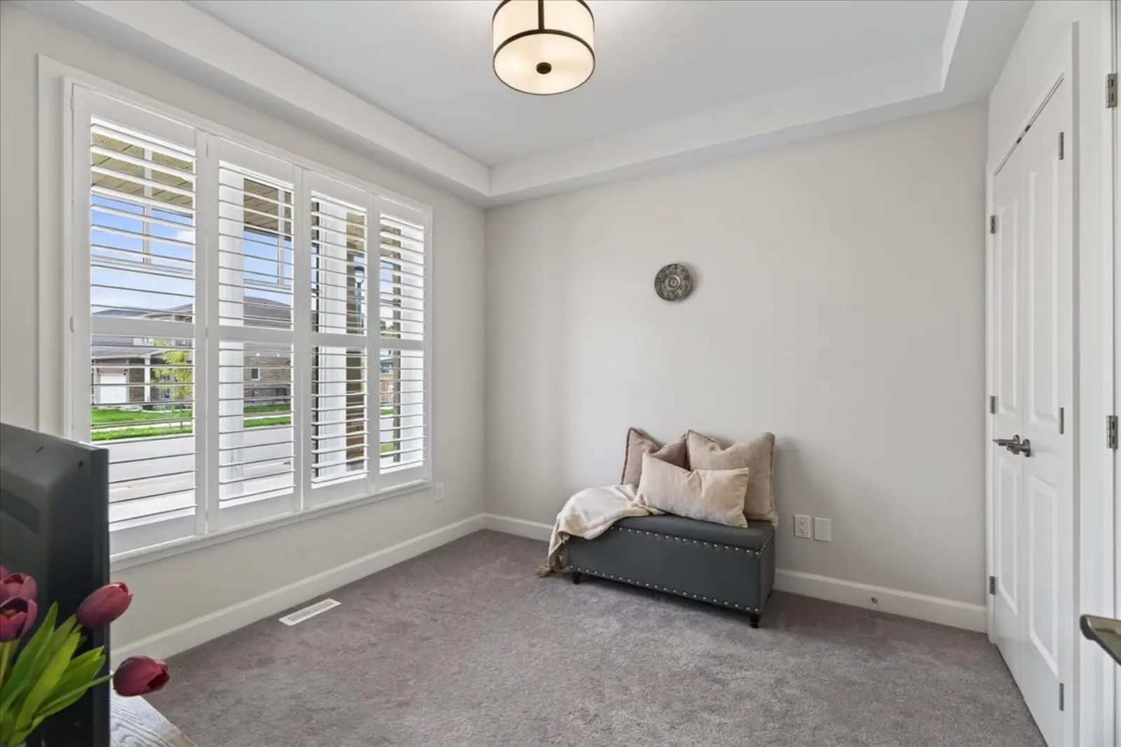 Second bedroom with shuttered windows