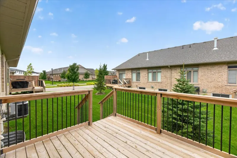 Deck off the dining room