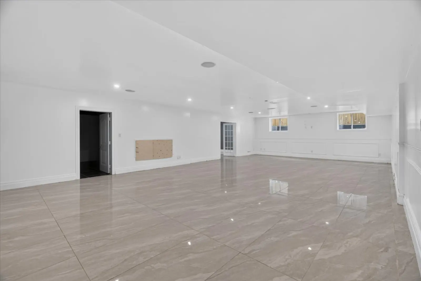Finished basement