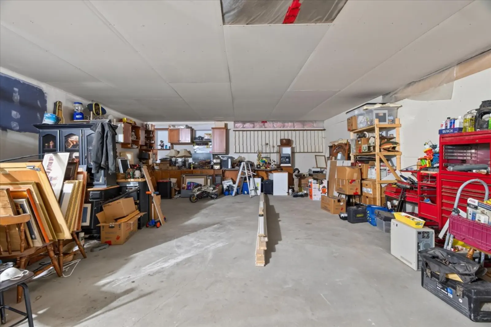 The workspace from the other end