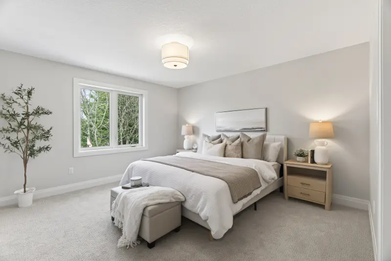 Model home: primary bedroom