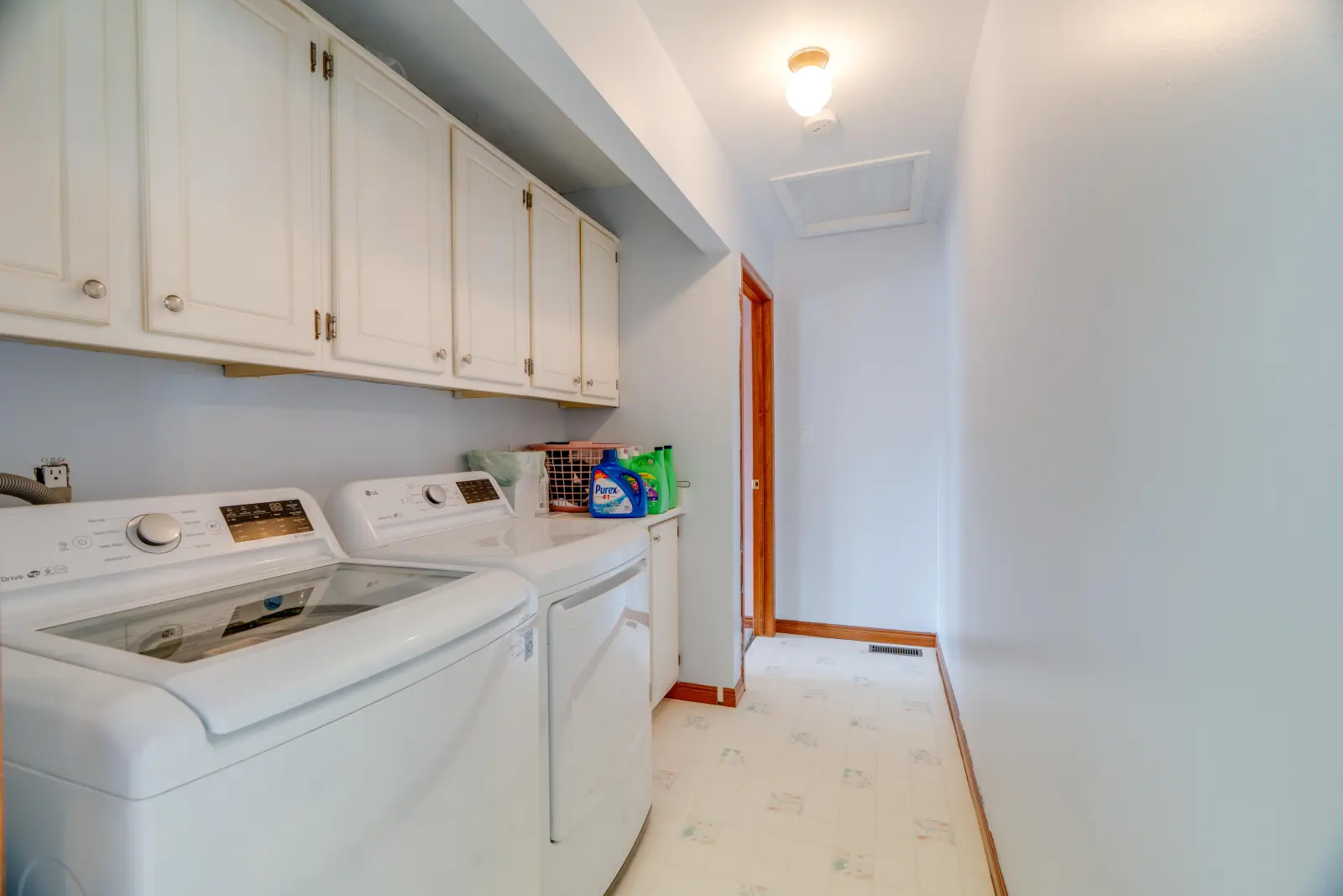 Main-floor laundry