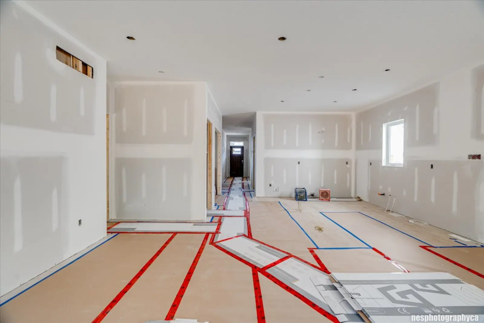 Hallway toward the front of the home