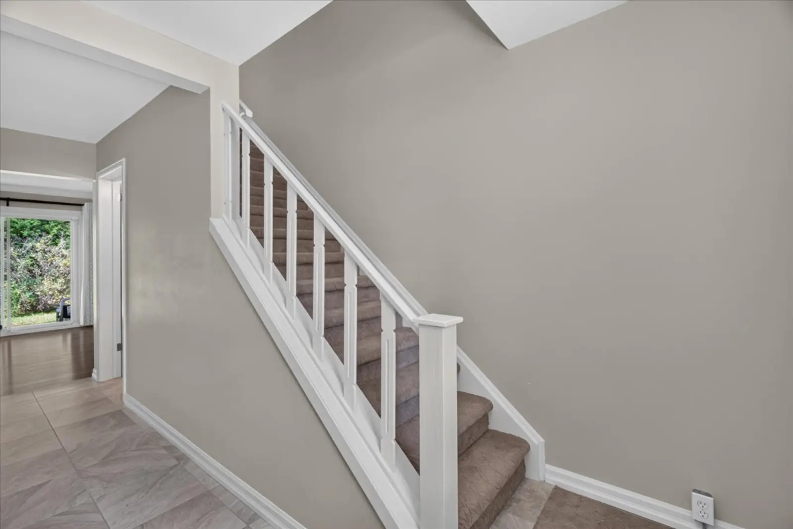 Front entry and staircase