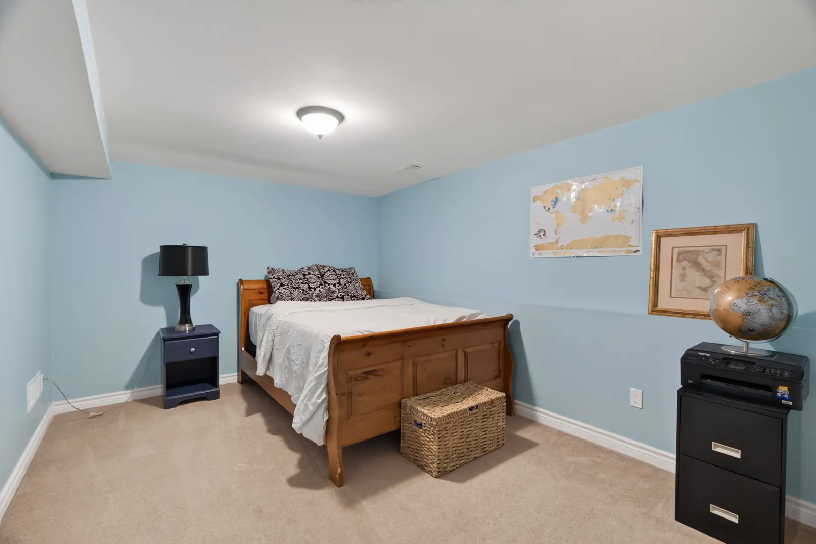 Lower-level bedroom