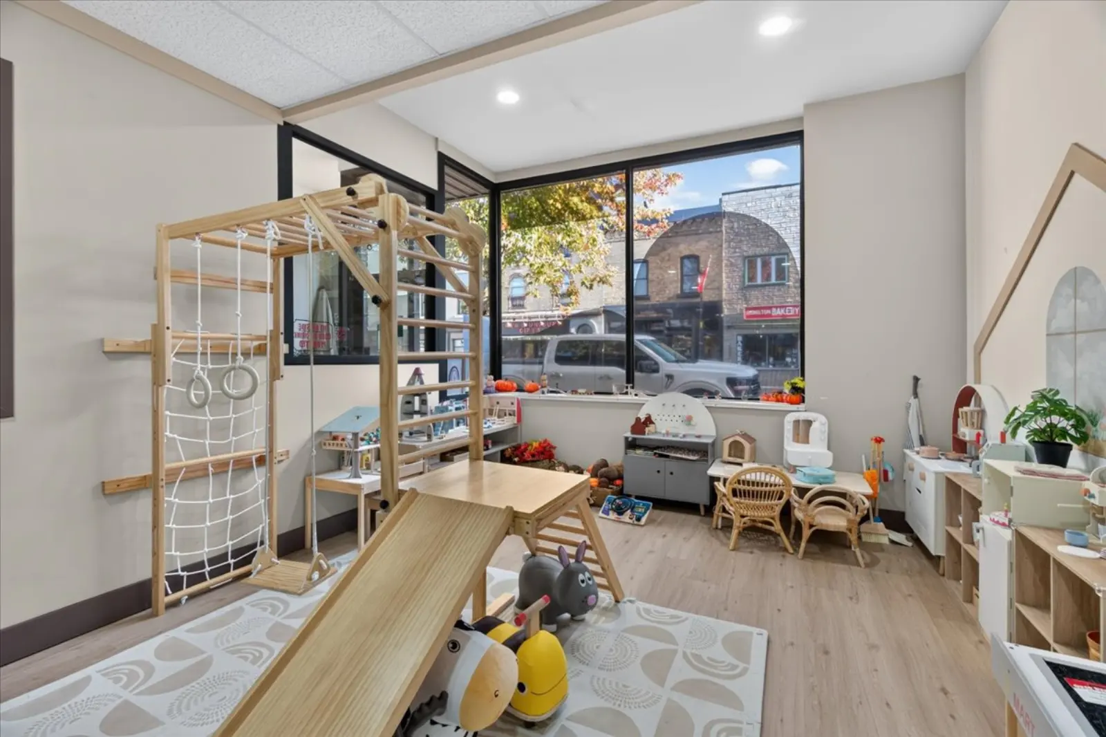 Play area by the front window