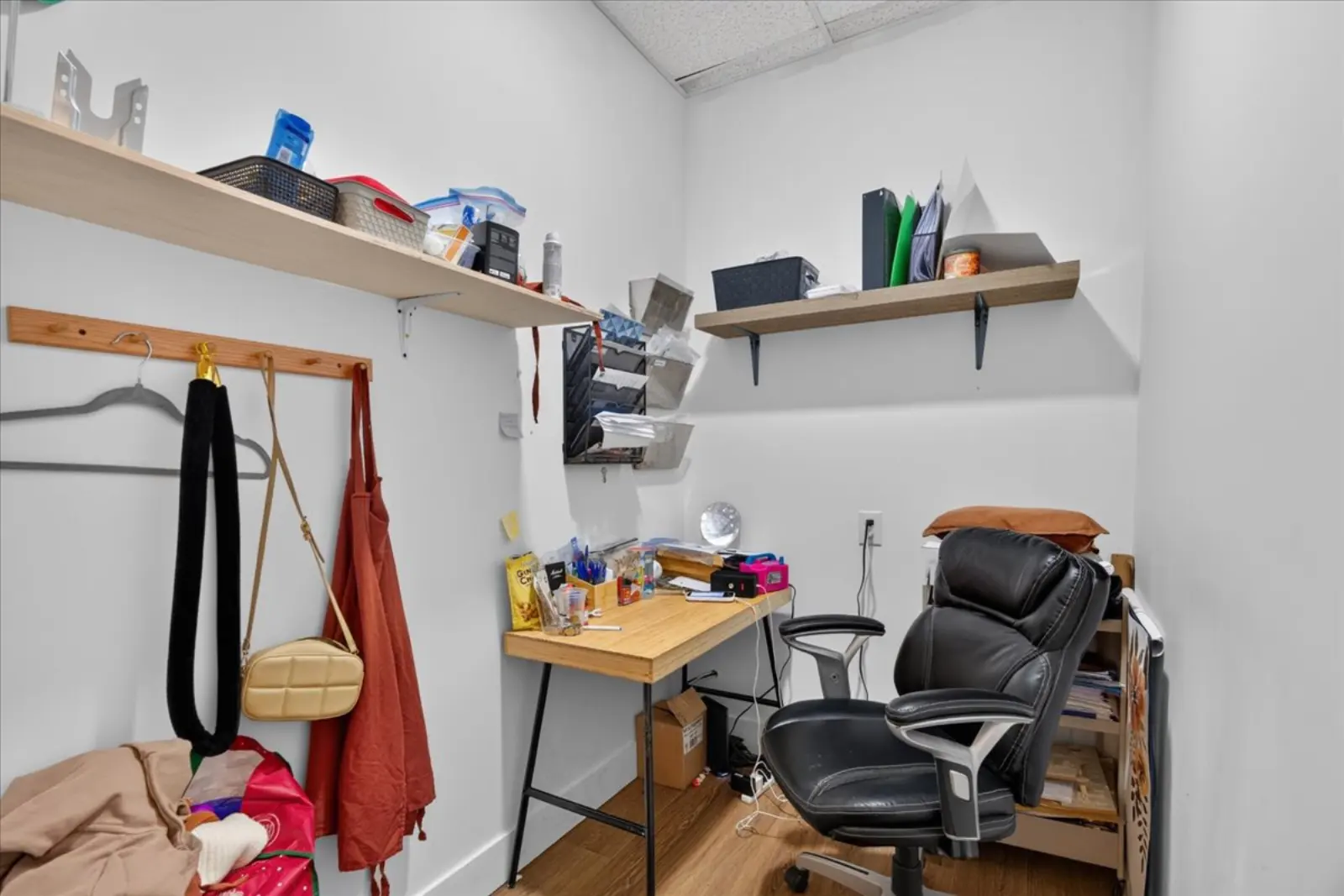 Office area at the back