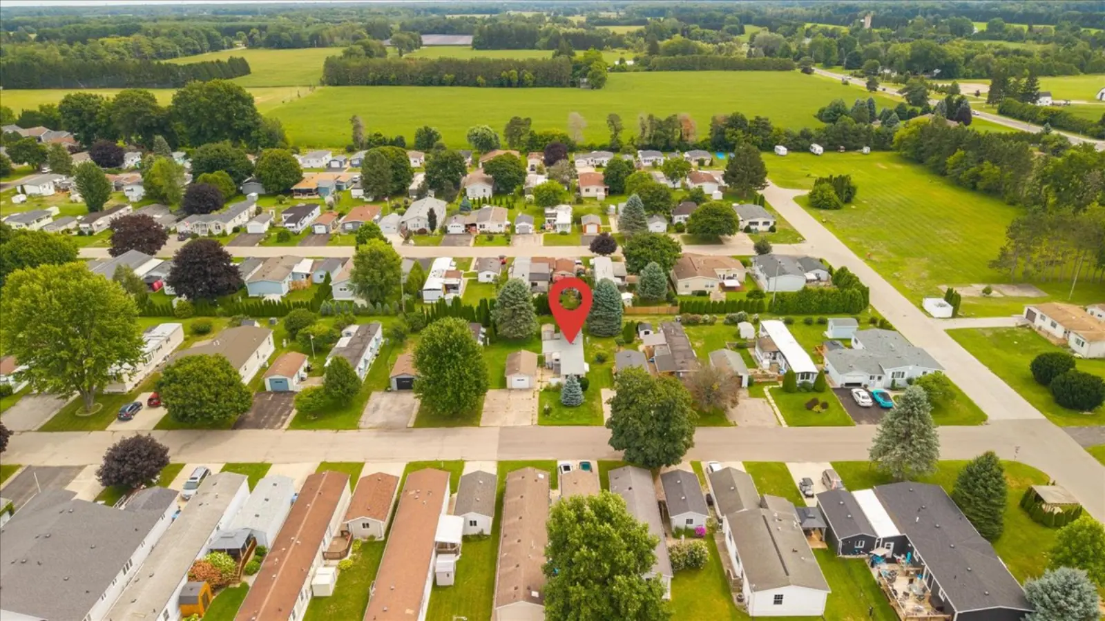 The community from the air